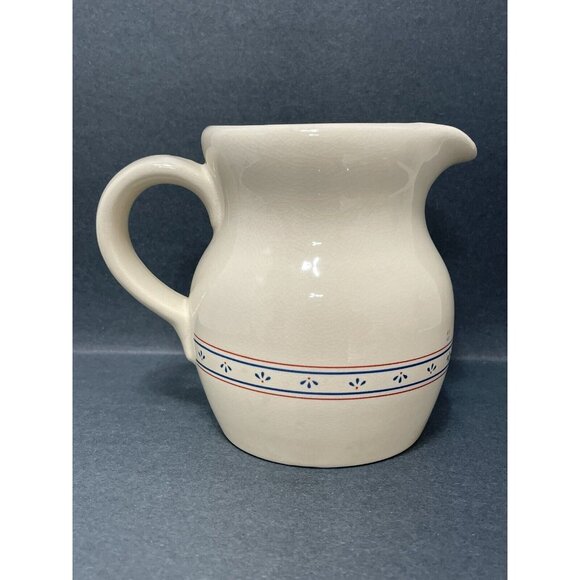 Lilian Vernon Country Flowers Decorative Ceramic Pitcher 6 1/2" Tall - Picture 8 of 11